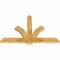 Ekena Millwork Redmond Rough Sawn Timber Gable Bracket, Western Red Cedar, 48"W x 32"H x 2"D x 4"F, 16/12 Pitch GBW048X32X0204RED00RWR - alternate 2